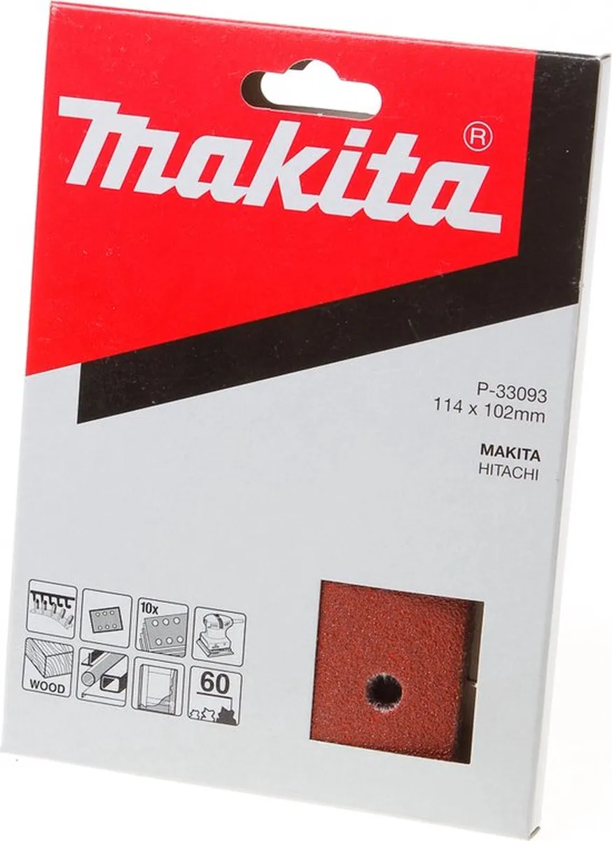 Makita Schuurvel K60 114x102mm - 10 Stuks