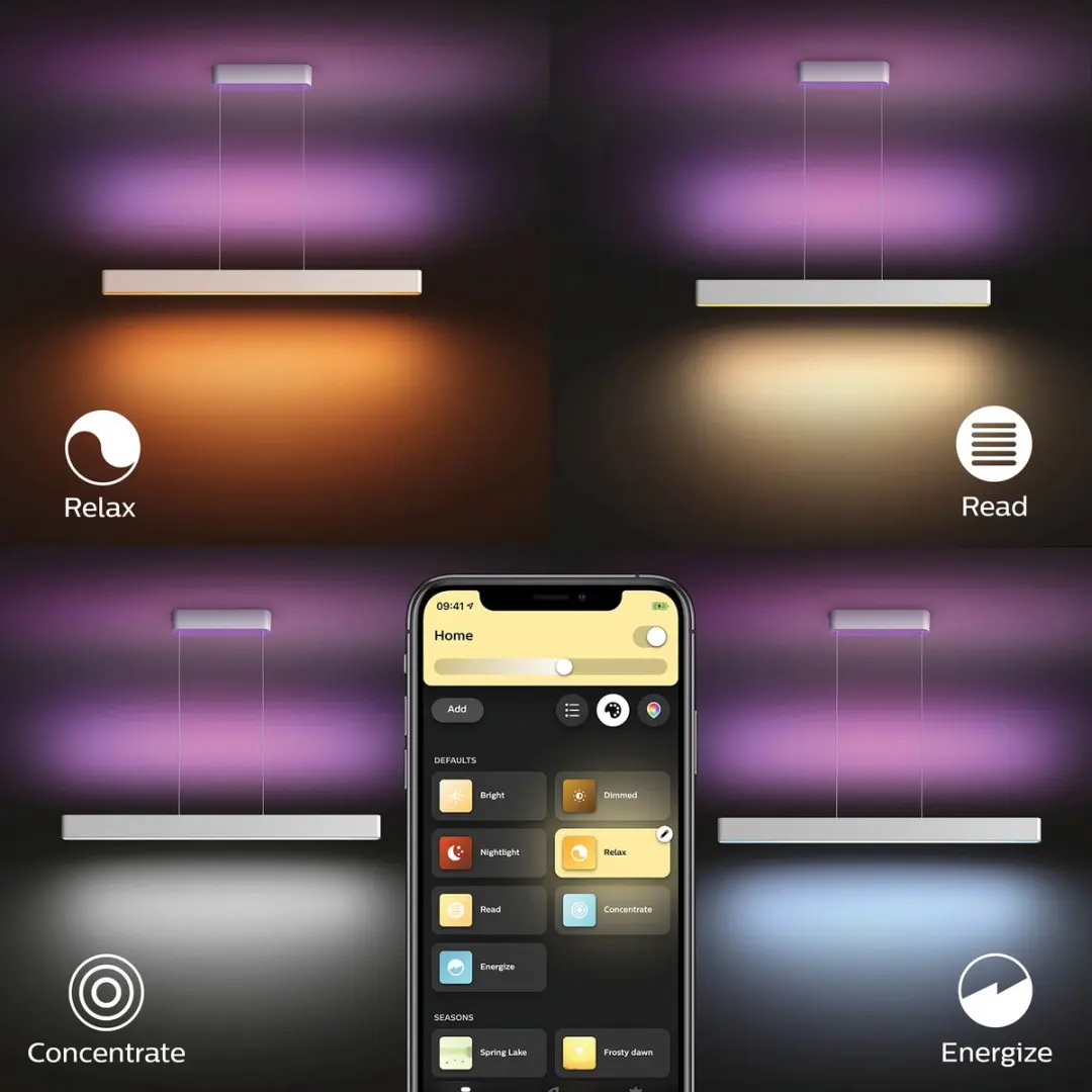 Philips Hue Ensis Hanglamp - Wit en Kleur Licht - Incl. Dimmer Switch - afbeelding 6 van 6