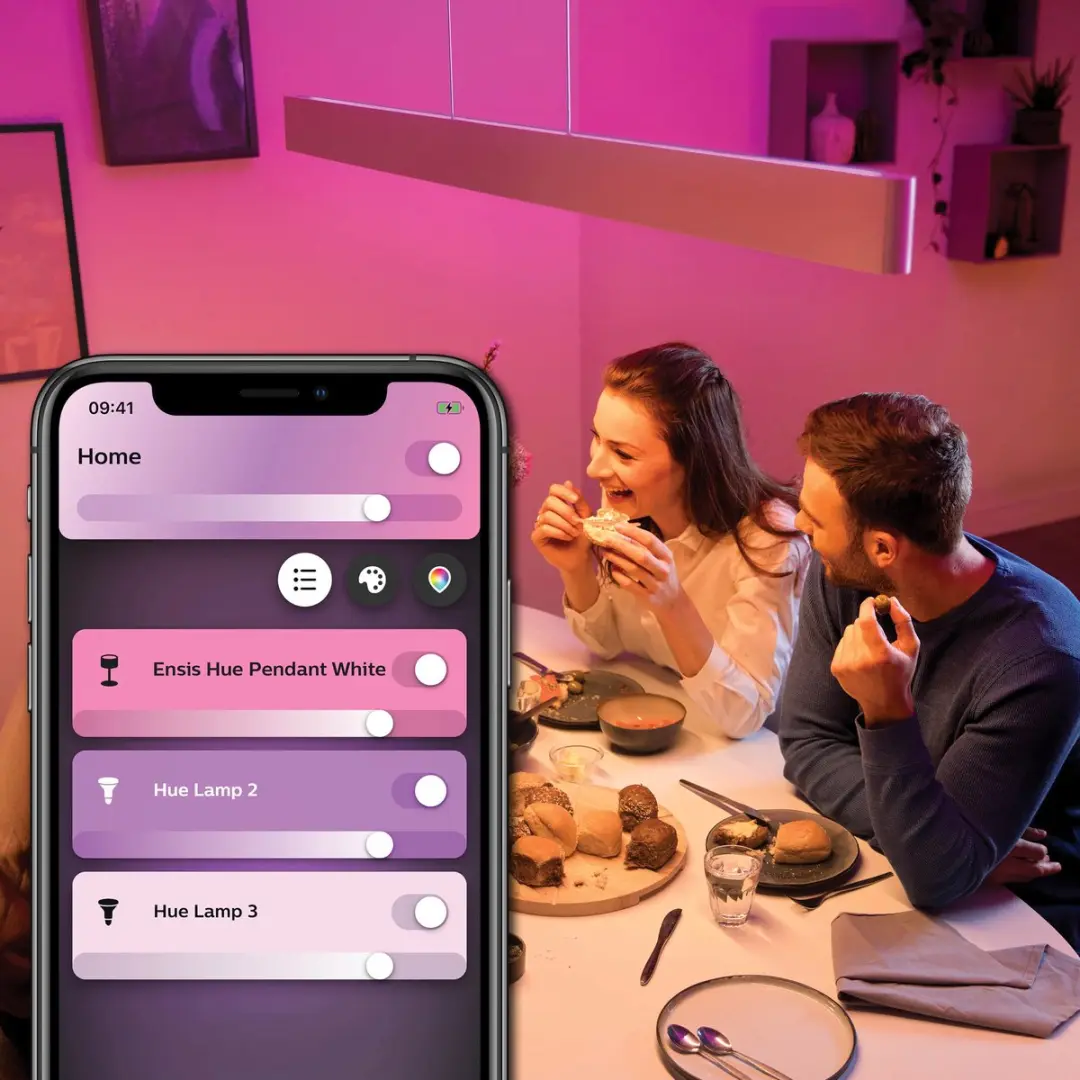 Philips Hue Ensis Hanglamp - Wit en Kleur Licht - Incl. Dimmer Switch