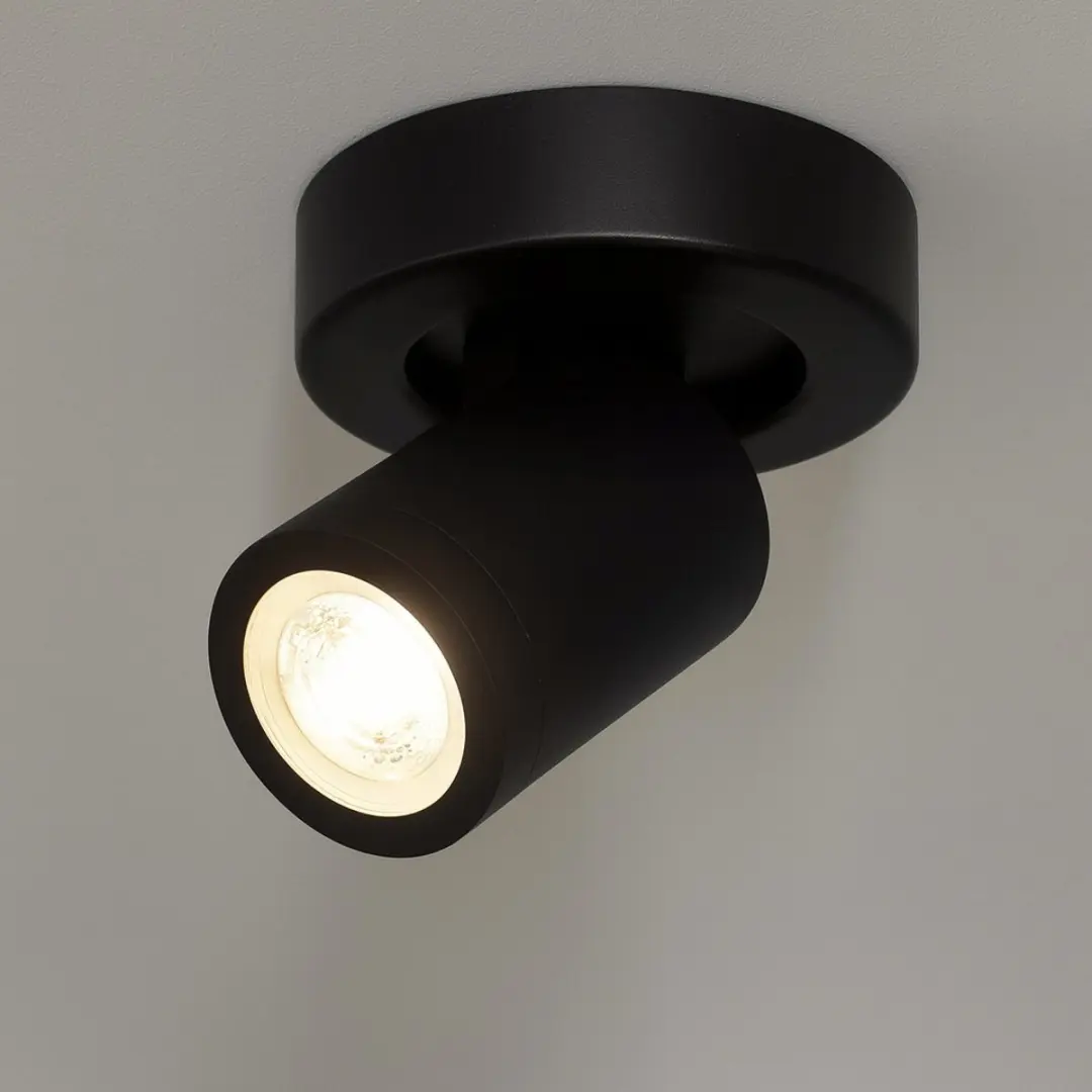 Highlight Spot Oliver GU10 - 1 Licht - Ø10cm - Zwart