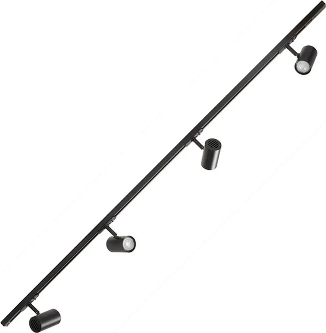 Highlight Trackline Railsysteem 150cm - 4x Warmwitte Spots Zwart