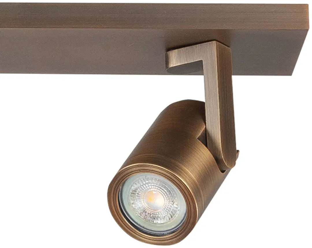 Highlight Klassieke Opbouwspots GU10 Leta 3 Stuks - Brons