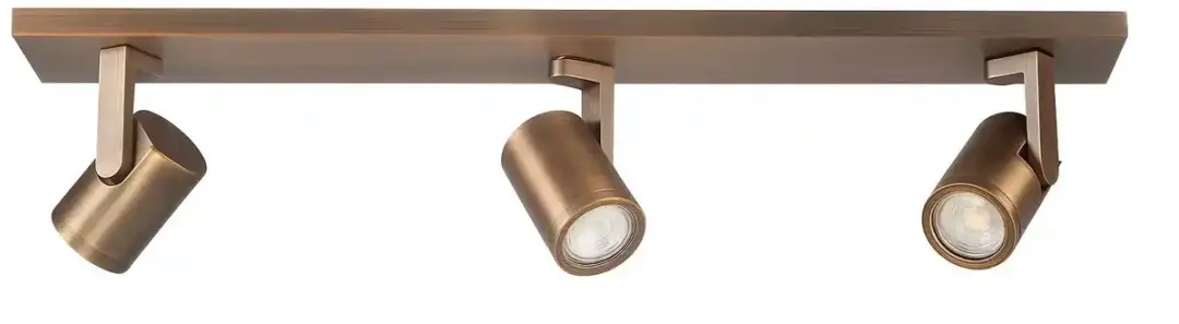 Highlight Klassieke Opbouwspots GU10 Leta 3 Stuks - Brons