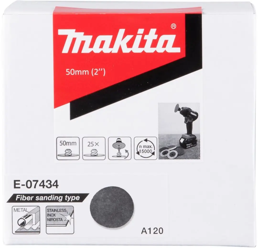 Makita Schuurschijf 50mm A120 - 1 Stuk