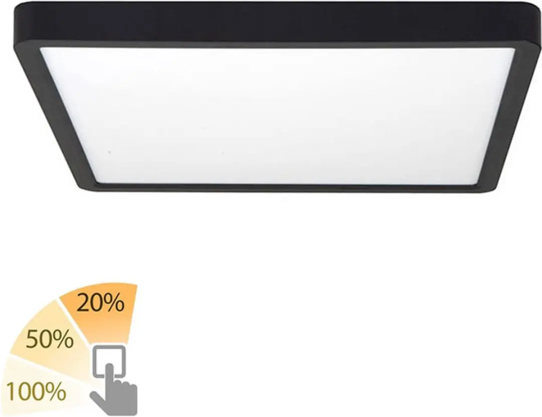 Highlight Plafondlamp Piatto 30x30cm