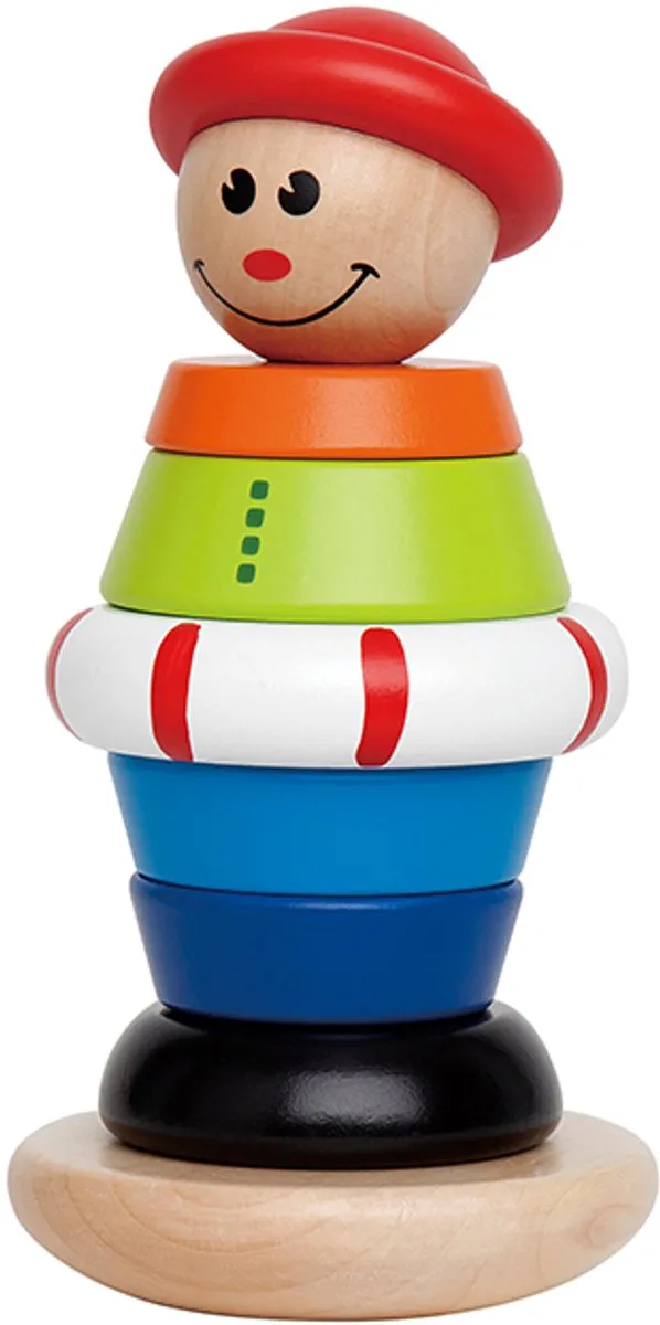 Hape Stacking Jack Houten Stapeltoren 16,9cm