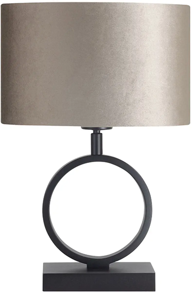 Highlight Landelijke Tafellamp Siena E27 - Zwart