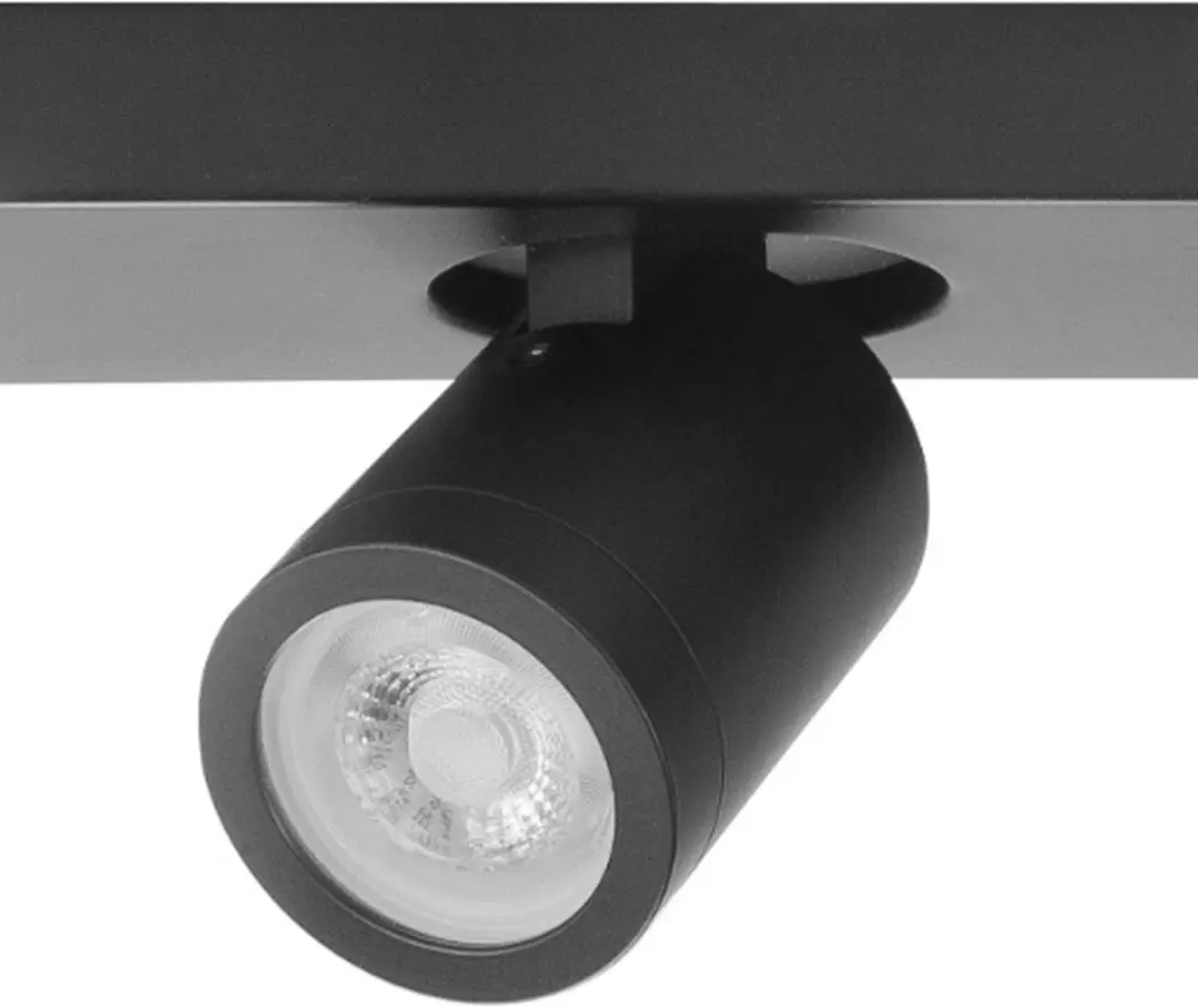 Highlight Piccolo Opbouwspot GU10 - 3x Warm Wit - Ø10cm - Zwart