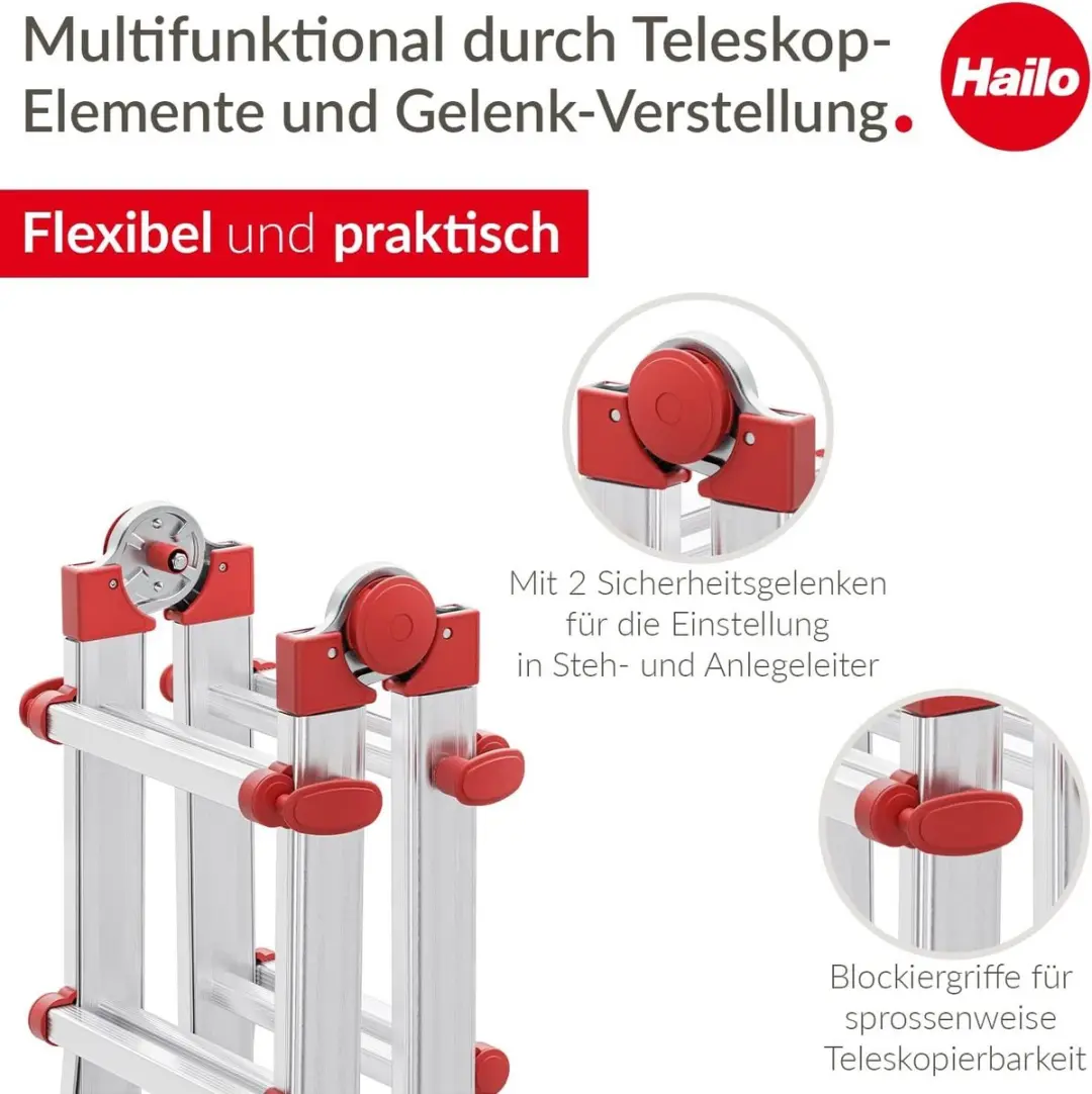 Hailo M80 Ladder 4x5 Sporten