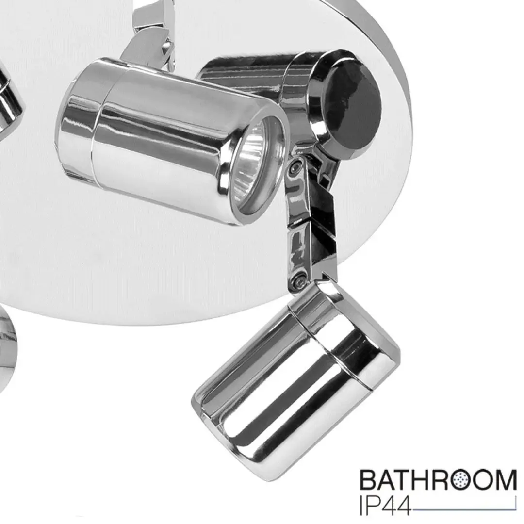 HighLight Spot Rain 3 Lichts Rond - Chroom