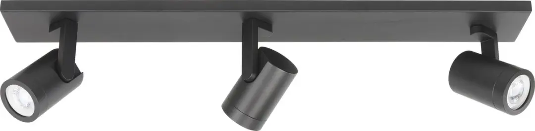 Highlight Aston Opbouwspot 3-voudig GU10 - 65cm - Zwart