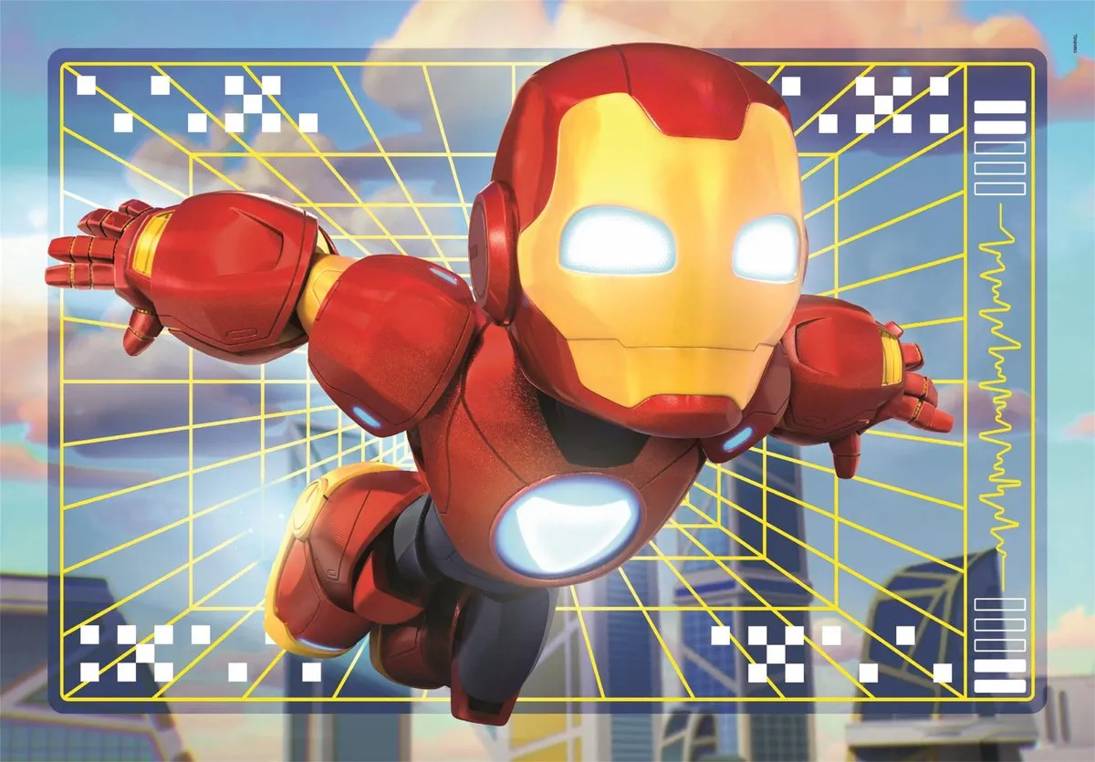 Clementoni Ironman and his Awesome Friends Puzzel 40 Stuks - Multikleur - afbeelding 6 van 6