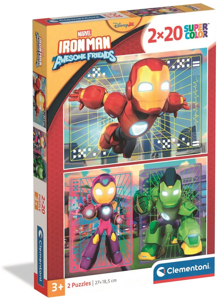 Clementoni Ironman and his Awesome Friends Puzzel 40 Stuks