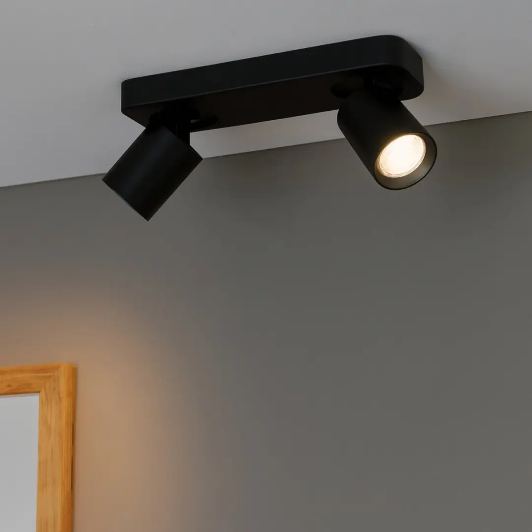 Highlight Oliver 2L Opbouwspot - Zwart