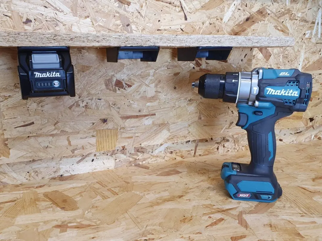 StealthMounts Accuhouder BM-MK40-BLU-6 - 6 Stuks - Blauw
