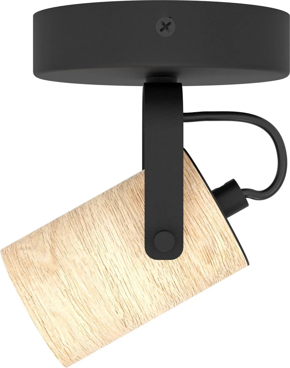 Eglo Cayuca Spot GU10 - 11cm - Zwart/Bruin