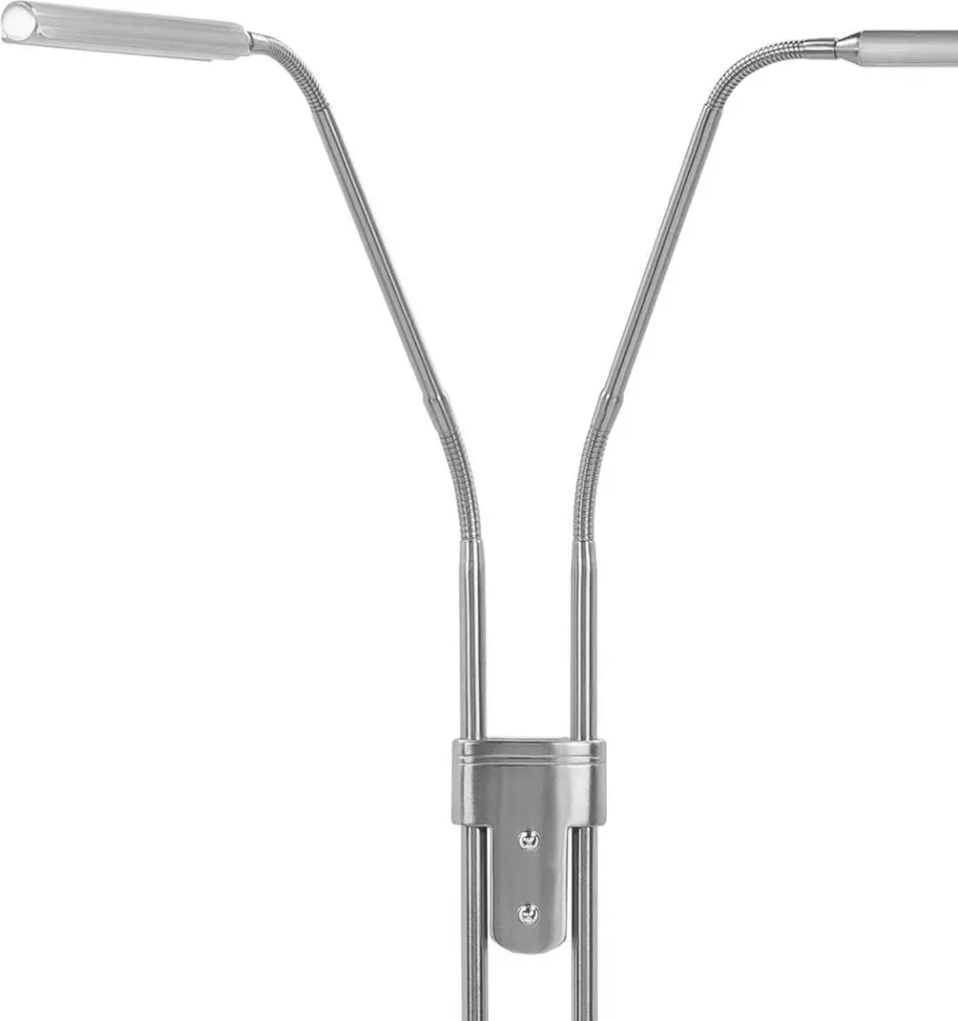 Highlight Moderne Dubbele LED Vloerlamp RVS - 2700K