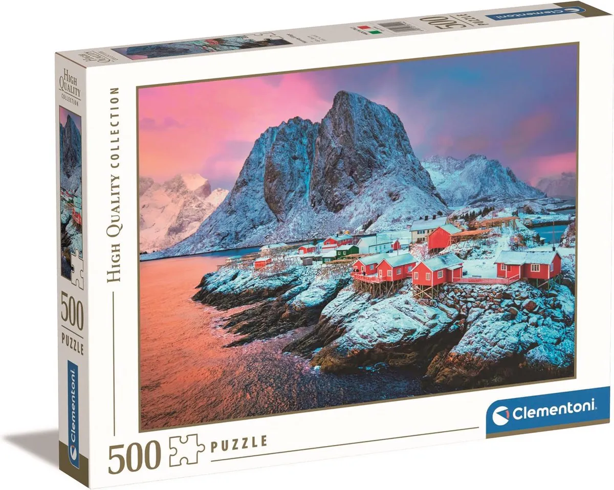 Clementoni Hamnøy Village Puzzel 500 Stuks