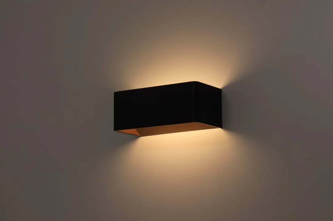 Highlight Wandlamp LED 20cm - Zwart/Goud