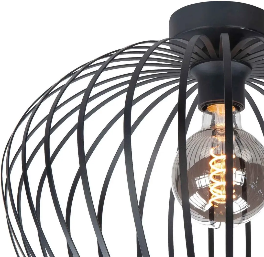 Highlight Mela Plafondlamp 50cm - Zwart