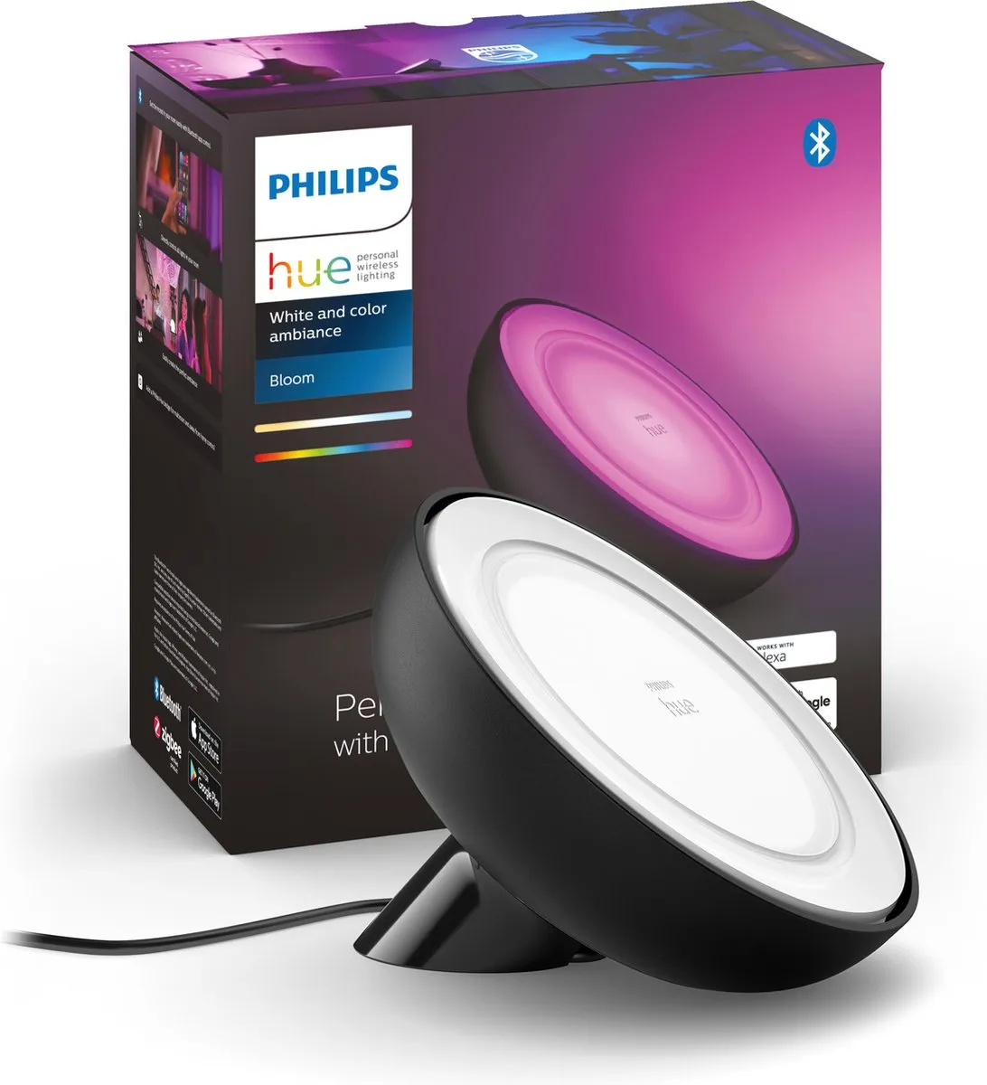 Philips Hue Bloom Tafellamp