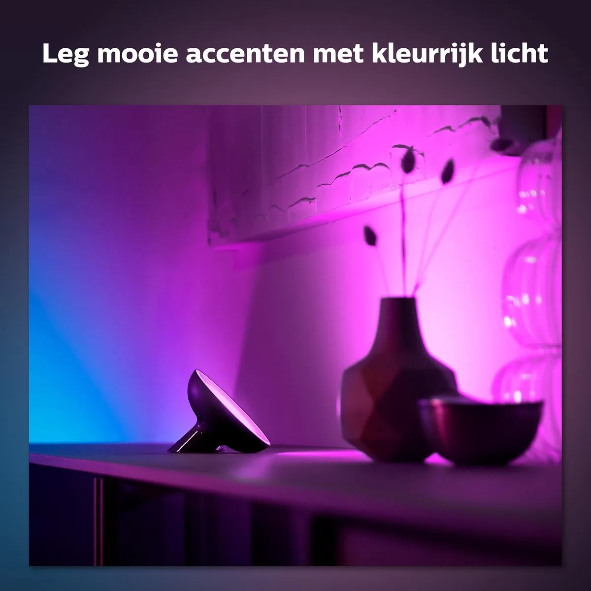 Philips Hue Bloom Tafellamp - Zwart