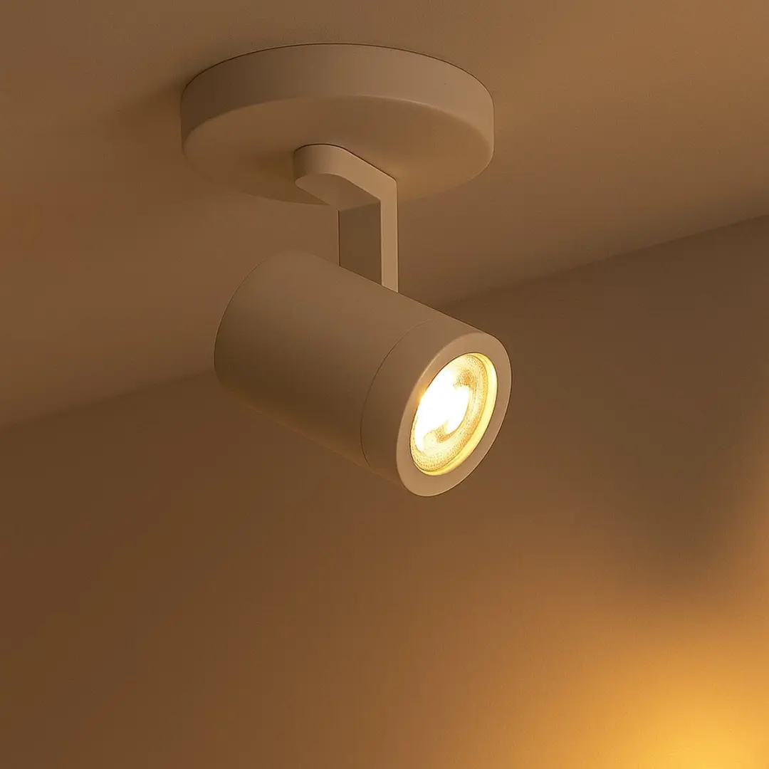 Highlight Aston Opbouwspot GU10 - Wit - Ø10cm