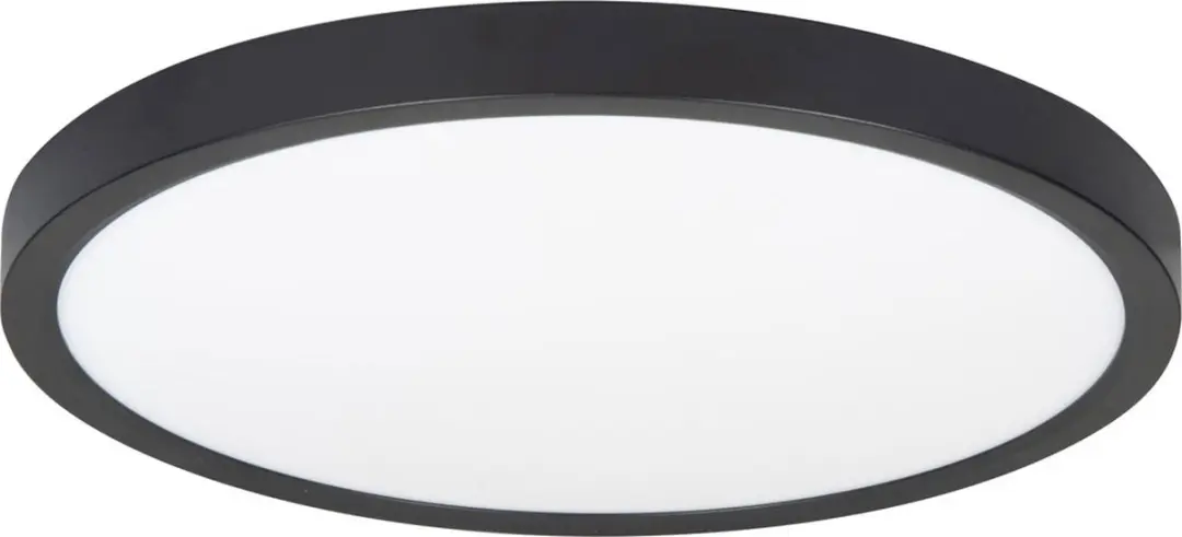 Highlight Plafondlamp Piatto Ø30,5cm - 3-step DIM - Zwart