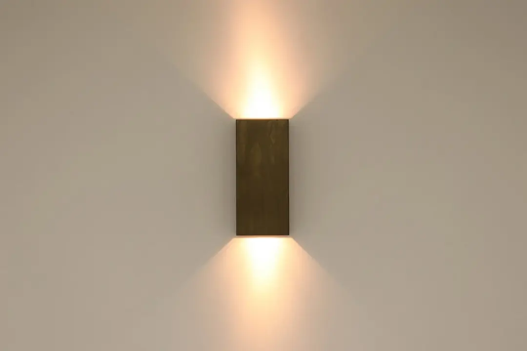 Masterlight Wandlamp Up Down - 2x GU10 - 10cm - Brons