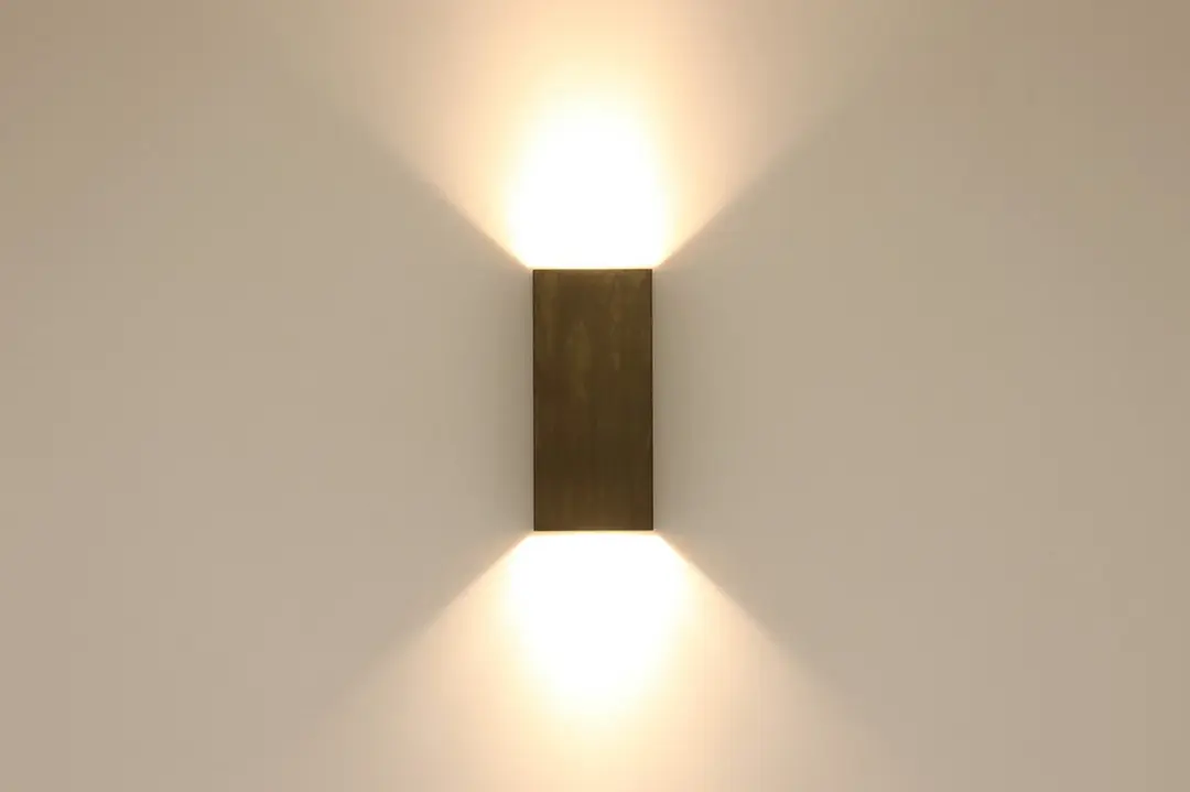 Masterlight Wandlamp Up Down - 2x GU10 - 10cm - Brons