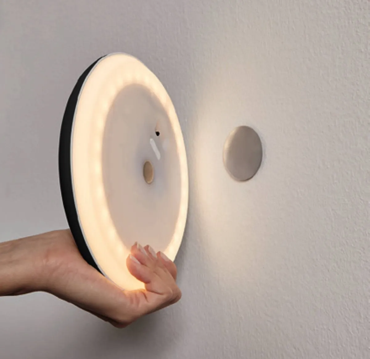 Eglo Porciano Wandlamp - Zwart - Ø20cm - Oplaadbaar