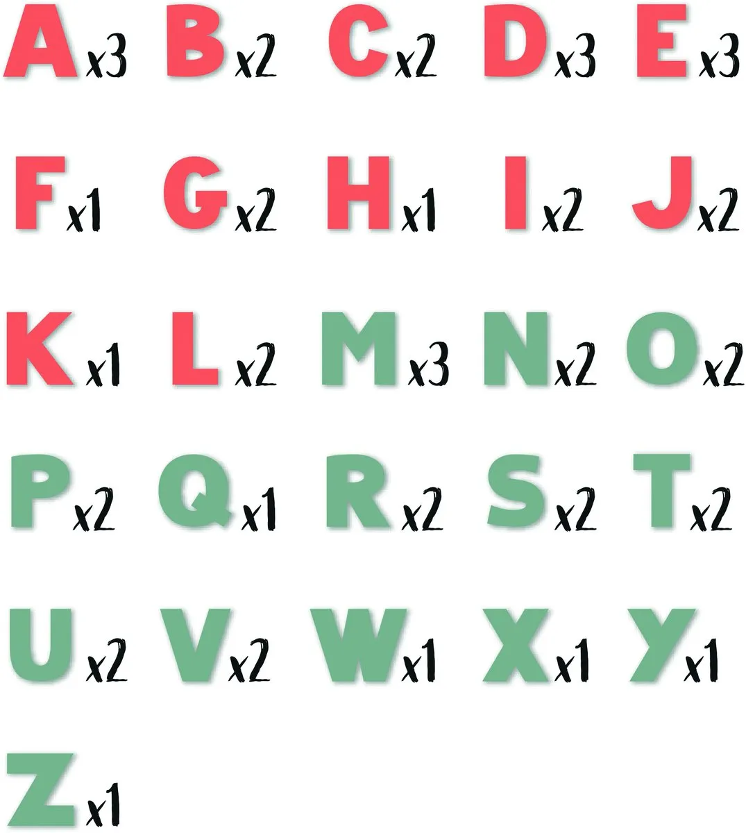 Smoby Magnetische Letters 48-delig - Multi