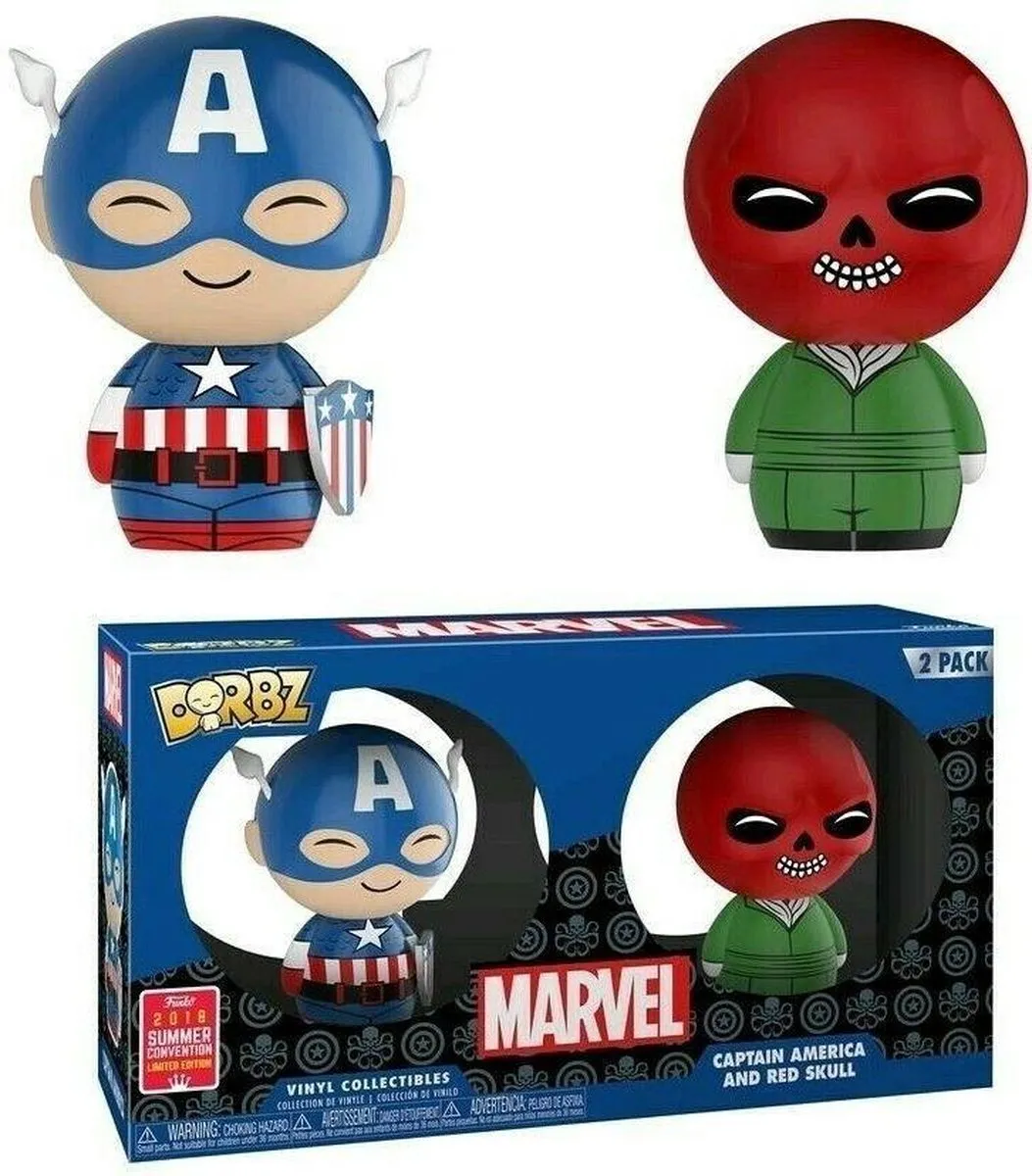 Funko Dorbz Marvel Captain America & Red Skull 2-Pack