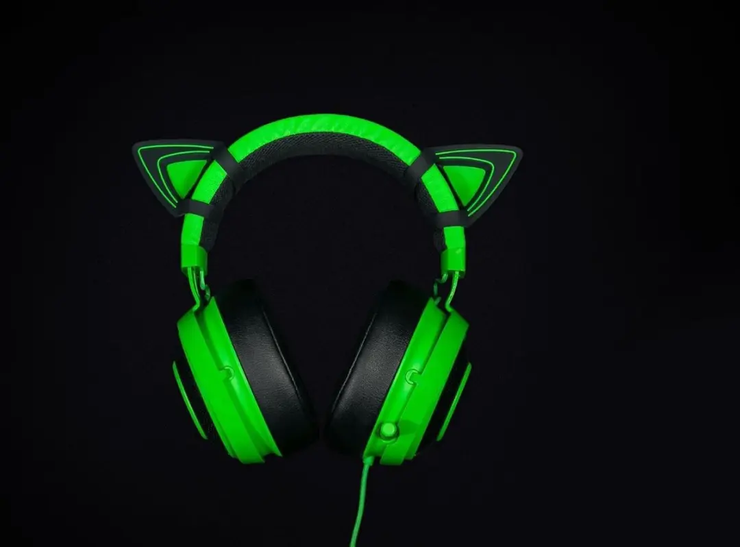 Razer Kitty Ears voor Kraken - Groen/zwart RC21-01140200-W3M1