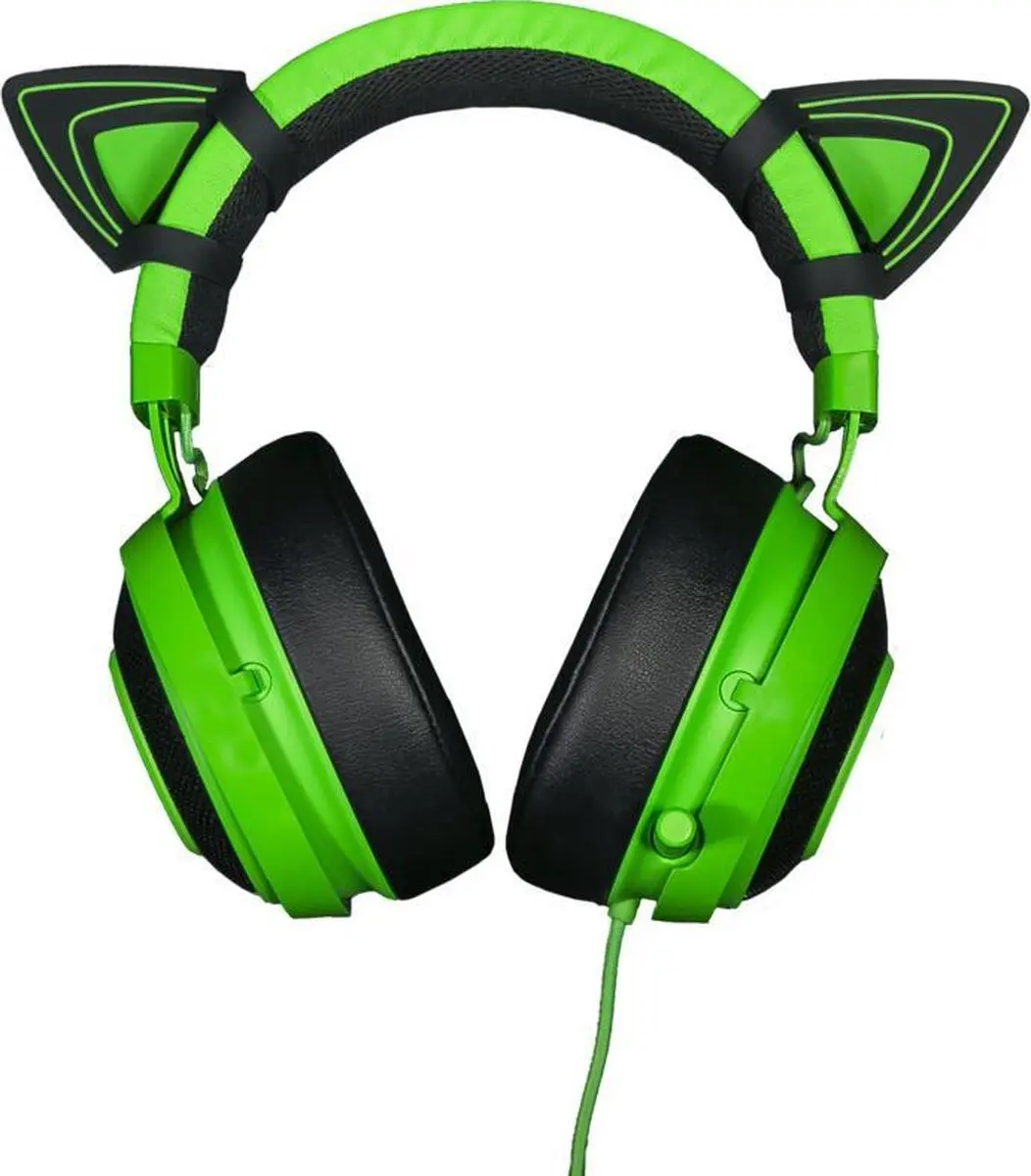 Razer Kitty Ears voor Kraken - Groen/zwart RC21-01140200-W3M1