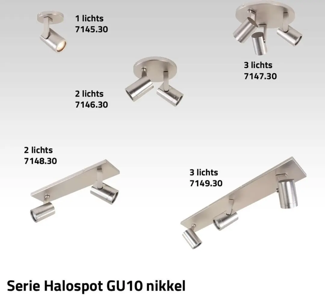 Highlight Aston Opbouwspot 3-voudig GU10 - 65cm - Wit Metaal