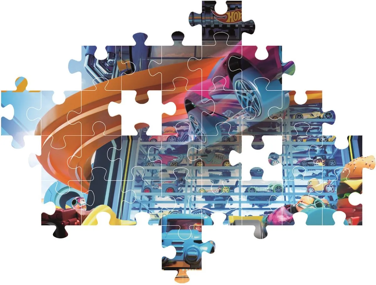 Clementoni Hot Wheels Puzzel 104 Stukjes - Multicolor