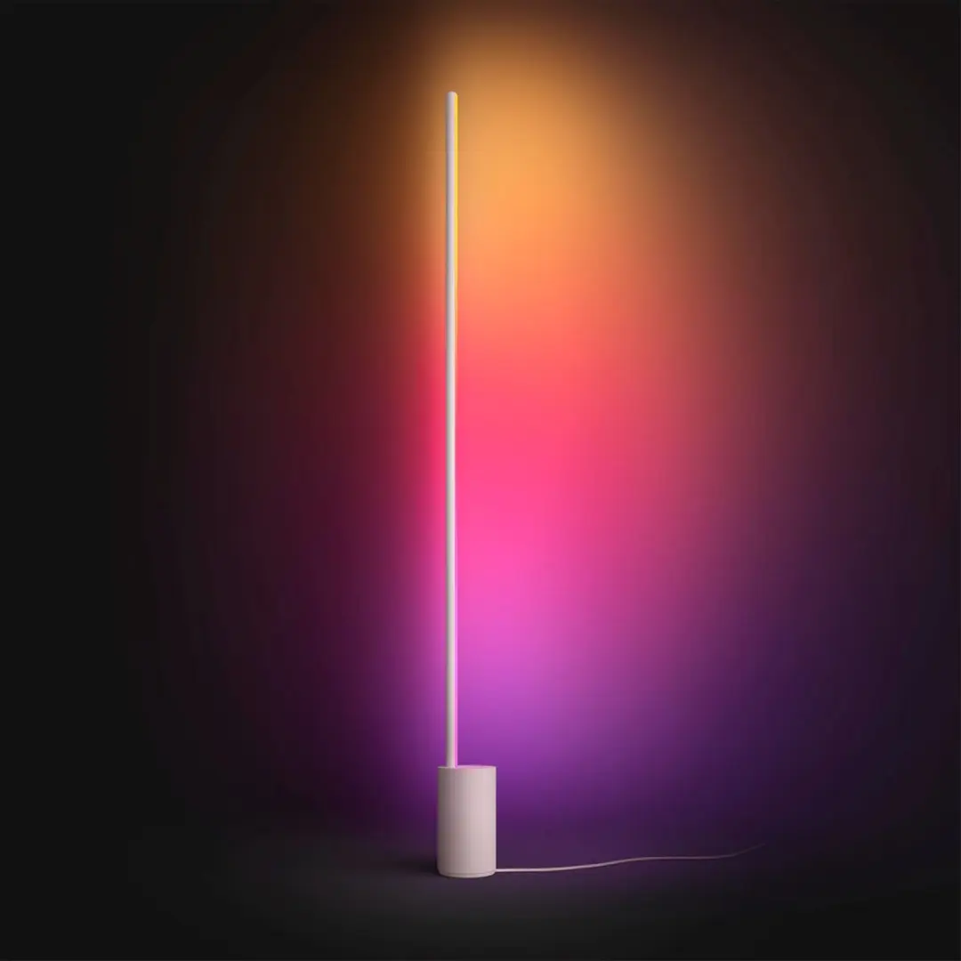 Philips Hue Signe Vloerlamp Gradient - Wit & RGBW Licht - Incl. Dimmer Switch