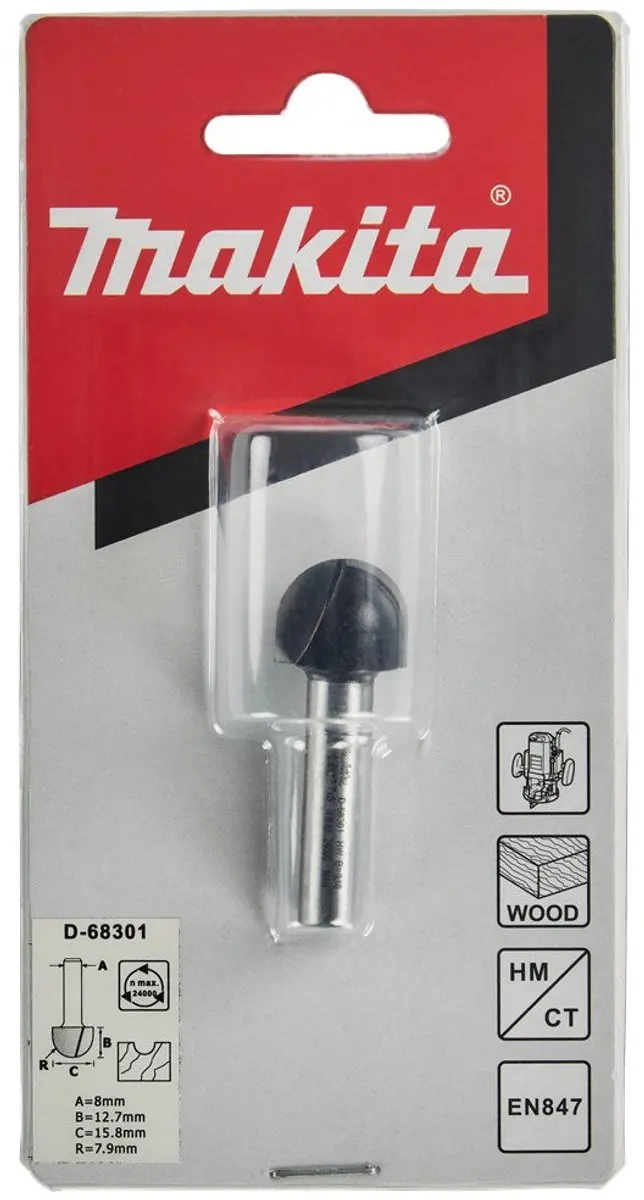 Makita Holprofielfrees 15,8x12,7 S8 D-68301