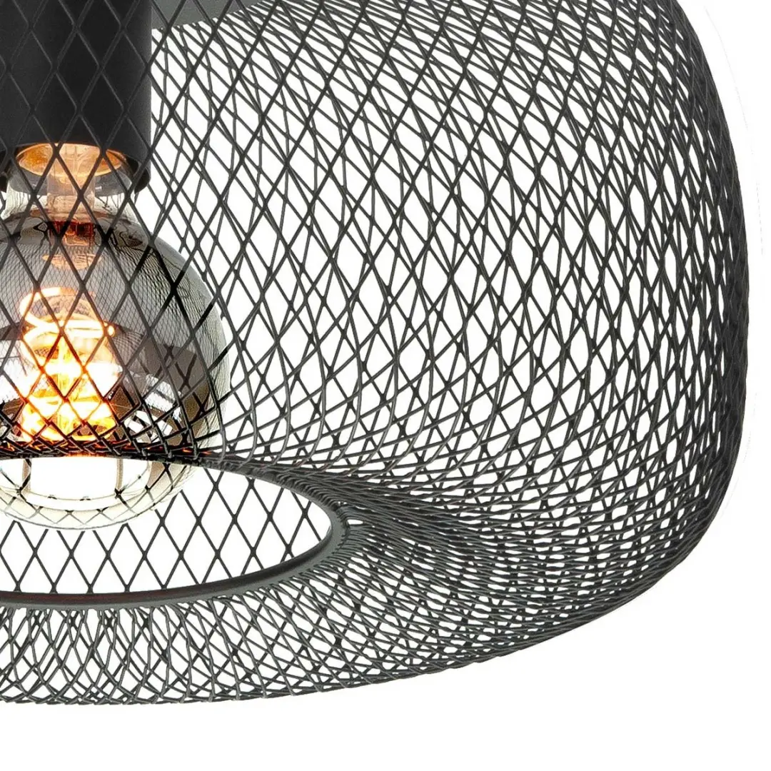 Highlight Honey Plafondlamp Ø32cm - Zwart