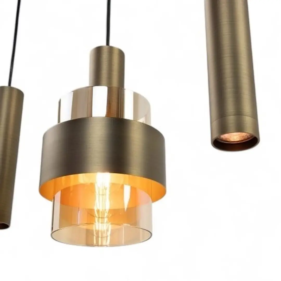 Highlight Marrone Hanglamp 3-lichts 120cm - Brons