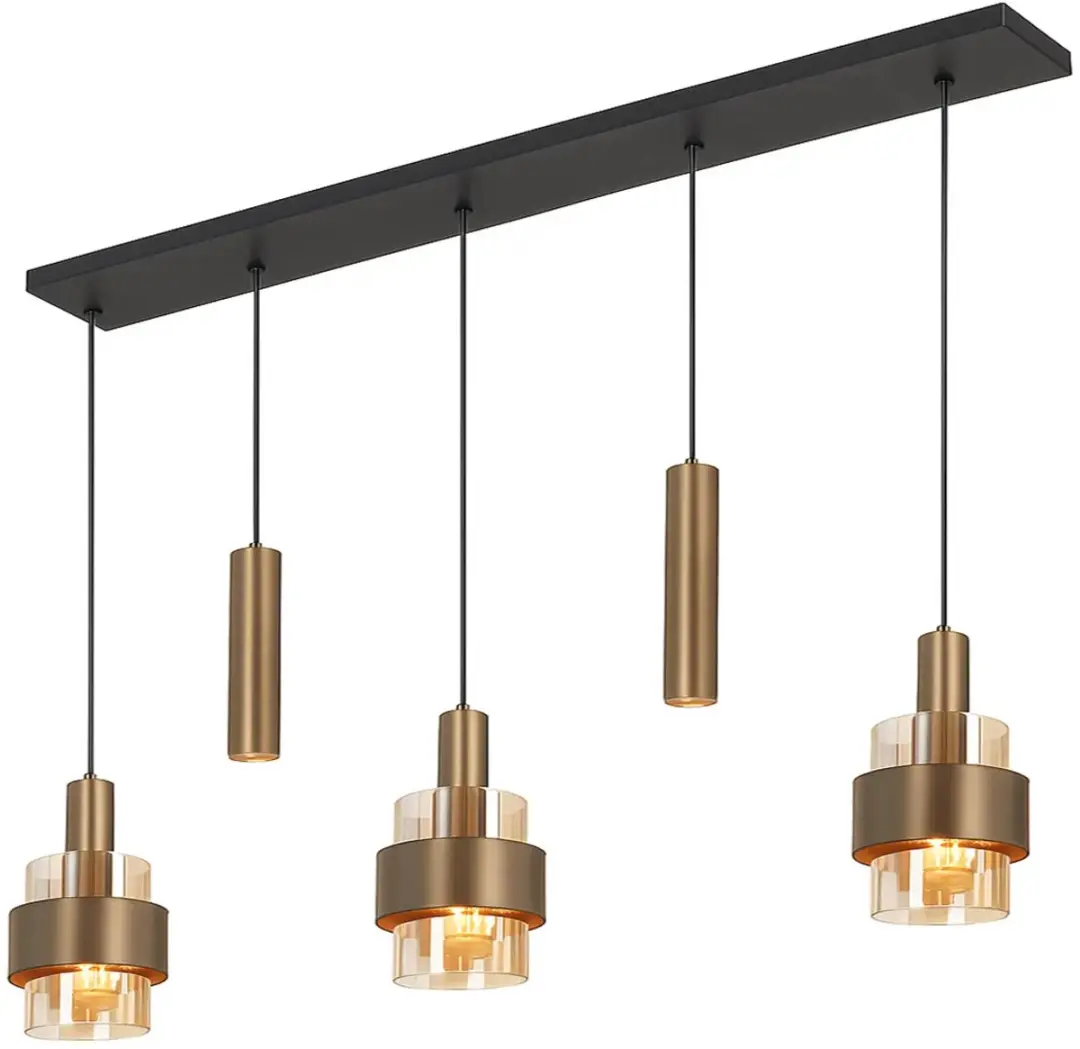 Highlight Marrone Hanglamp 3-lichts 120cm - Brons