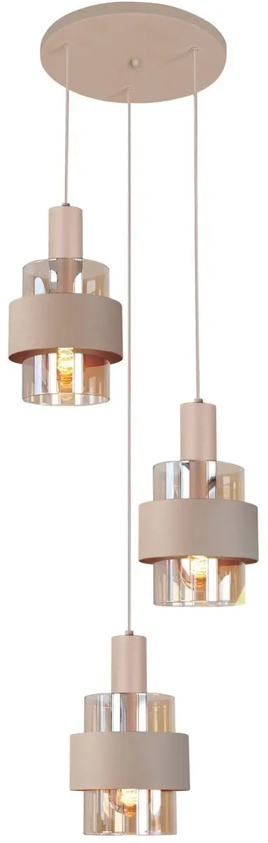 Highlight Moderne Hanglamp Marrone 3 Lichtpunten