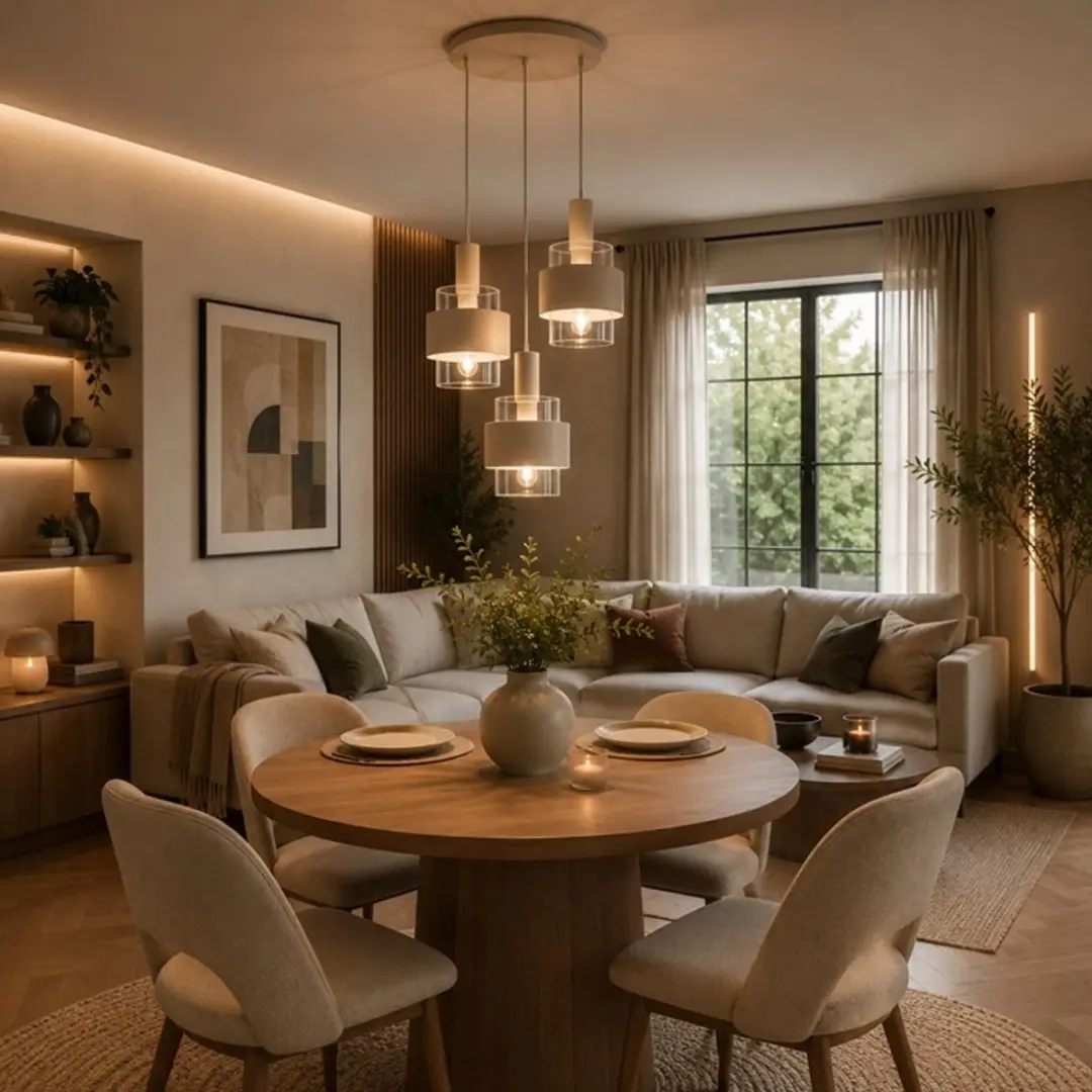 Highlight Moderne Hanglamp Marrone 3 Lichtpunten - Ø40cm