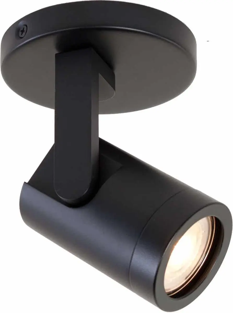 Highlight Aston Opbouwspot GU10 - Zwart - Ø10cm