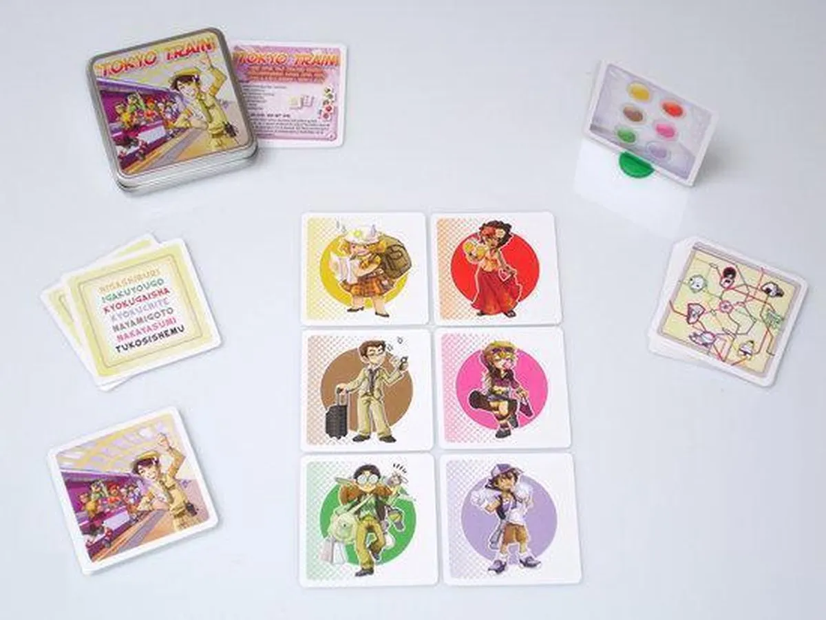 Asmodee Tokyo Train Gezelschapsspel 4-8 Personen