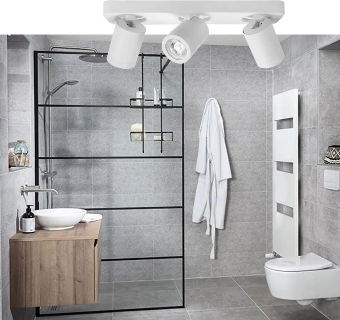 Highlight Oliver Opbouwspot - 3 Lichtpunten 35cm - Zwart