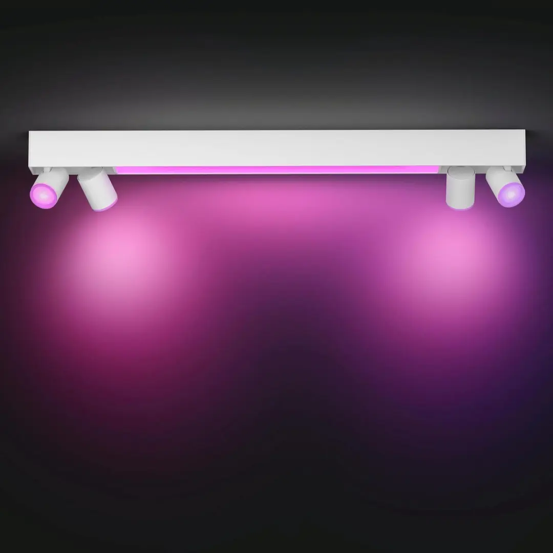 Philips Hue Centris Opbouwspot - 4 Lichtpunten RGBW - Incl. Dimmer Switch