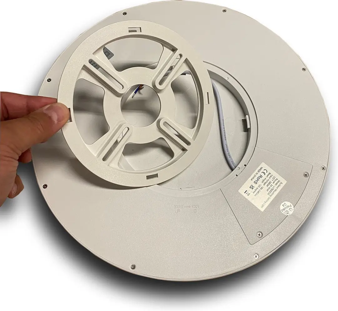 Highlight Plafondlamp Piatto Ø30,5cm - 3 Step DIM - Wit
