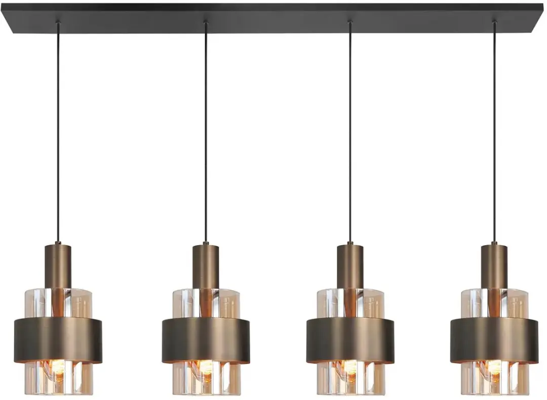 Highlight Marrone Hanglamp 3-lichts 110cm - Brons